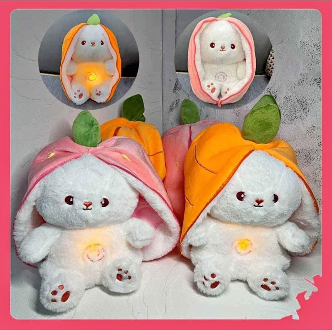 PELUCHE FRESA Y CONEJO CON CONTROLADOR EXTRAIBLE