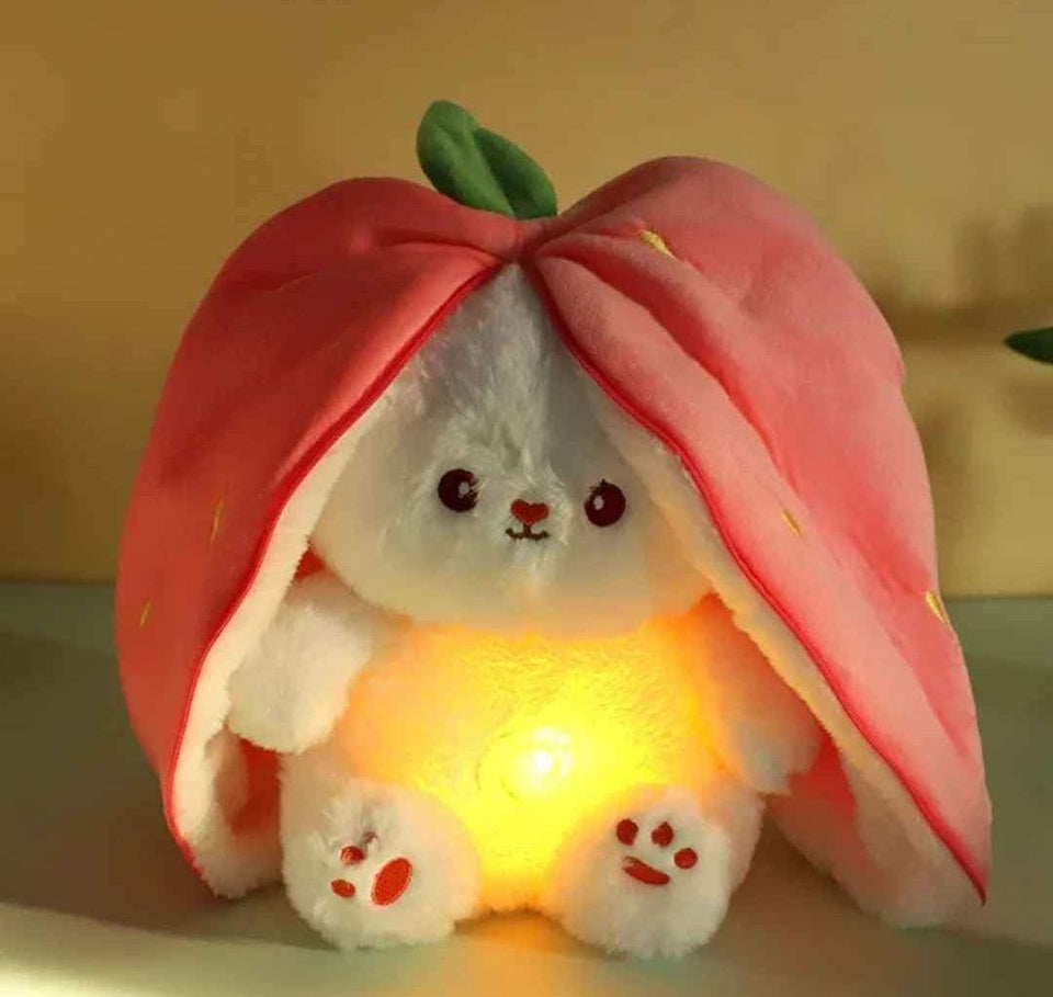 PELUCHE FRESA Y CONEJO CON CONTROLADOR EXTRAIBLE