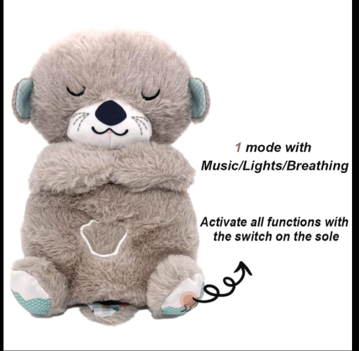 PELUCHE NUTRIA HORA DE DORMIR TIPO FISHER PRICE